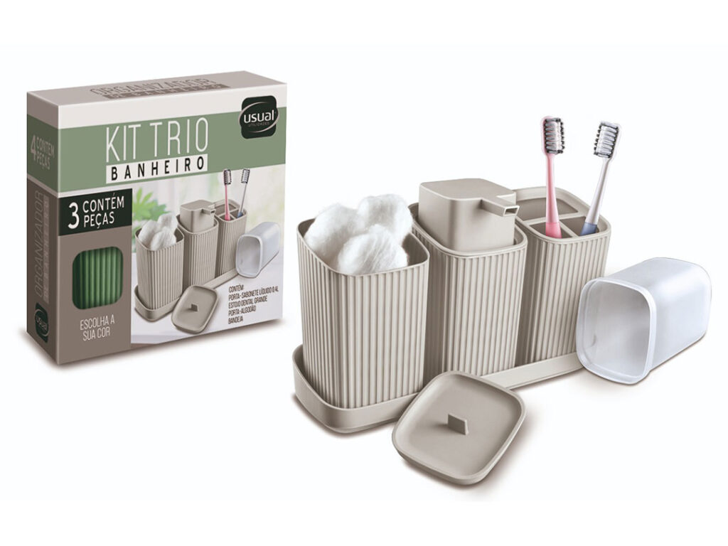 Linha Banheiro - Kit 3 Peças Pia 1 1211